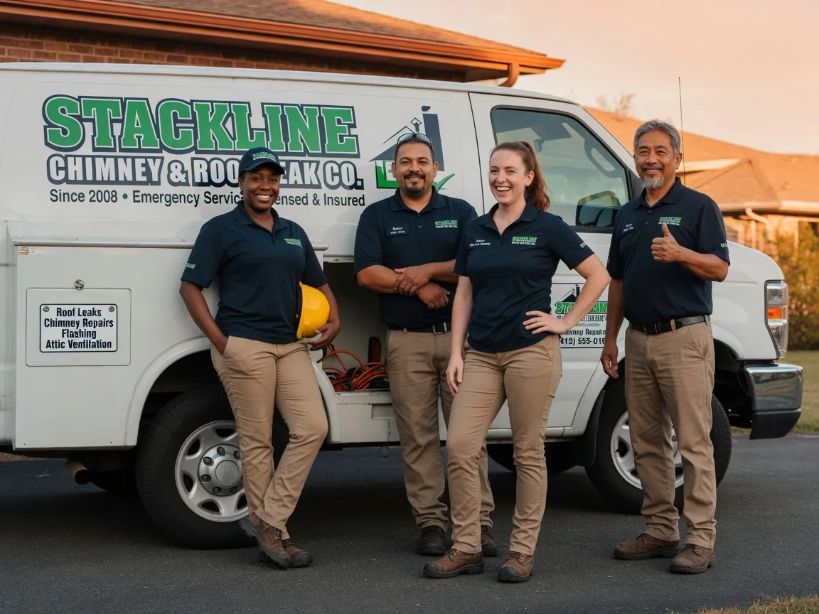 Chimney flashing repair company in Harwick, PA